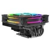 Akasa SOHO H6L M2 Low-Profile CPU-Kühler, ARGB - 120mm, juodas