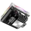 Akasa SOHO H6L M2 Low-Profile CPU-Kühler, ARGB - 120mm, baltas