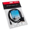 Akasa Type C Adapteris Kabelis prie DVI - juodas