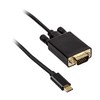 Akasa USB-C – D-Sub (VGA) USB laidas 1,8 m juodas (AK-CBCA17-18BK)