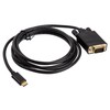 Akasa USB-C – D-Sub (VGA) USB laidas 1,8 m juodas (AK-CBCA17-18BK)