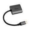 Akasa USB 3.2 Gen1 Type-C dvigubas kortelių skaitytuvas – sidabrinis
