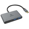 AKASA šakotuvas USB-C su 2x C tipo + 2x A tipo USB 3.2