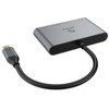 AKASA šakotuvas USB-C su 2x C tipo + 2x A tipo USB 3.2