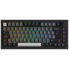 Klaviatūra do gier AKKO 5075B, RGB, ISO DE/UK/Nordic, juoda-sidabrinė