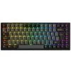AKKO Juodas &amp; auksinis 3084B Plus Klaviatūra žaidimams, RGB Akko V3 Kreminis Geltona Pro Switches, ISO DE, juodas &amp; auksinis