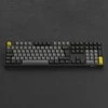 Klaviatūra Akko AKKO Juodas &amp; Gold 5108B Plus Wireless Gaming-Klaviatūra, RGB, - V3 Kremas Geltona Pro Switch, juodas, ISO (DE)