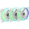 Alpenföhn 140mm Wing Boost 3 ARGB PWM-korpuso ventiliatorius, Triple – baltos spalvos