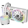 Alpenföhn Gletscherwasser 240 AIO cooler, ARGB – baltos spalvos