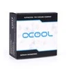 „Alphacool“ 45 laipsnių G1/4 colio lizdas į G1/4 colio lizdą, chromuotas