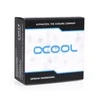 Alphacool Low Profile Adapteris 90 Degree G1/4 Inch Male to G1/4 Inch Female – Rotatable – Chrome