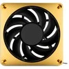 Alphacool Apex Stealth Metall Power korpuso ventiliatorius 120 mm, 3.000 U/min – auksinis