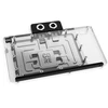 „Alphacool Core GeForce RTX 5080 Solid“ + AMP vandens blokas, galinė plokštė – akrilas, juodas