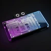 „Alphacool Core GeForce RTX 5080 Solid“ + AMP vandens blokas, galinė plokštė – akrilas, juodas