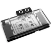 „Alphacool Core RX 9070 Nitro+ GPU“ vandens blokas, ARGB, su galine plokšte – akrilas