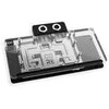 Alphacool Core RX 9070 XT Taichi Vanduo Block, Backplate - Acrylic, Juodas