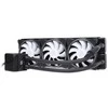 „Alphacool 13074“ kompiuterio aušinimo sistema, procesorius, viskas viename skysčio aušintuvas, 12 cm, Juodas, 1 vnt.