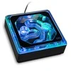 Alphacool Eisblock XPX Aurora Edge CPU – Acrylic Juodas Digital RGB