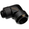 „Alphacool Eiszapfen“ 13 mm kieto vamzdžio suspaudimo jungtis, 90 laipsnių pasukama, G1/4 "juodas"