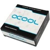 „Alphacool Eiszapfen“ 13 mm kieto vamzdžio suspaudimo jungtis G1/4, 6 vnt. pakuotė – chromuota
