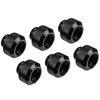 Alphacool Eiszapfen 13mm Hardtube compression fitting G1/4, 6-Pack – juodas