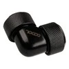 Alphacool Eiszapfen Adapteris 90 Degree 16mm OD to 16mm OD Hardtube – juodas