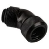 Alphacool Eiszapfen Connector 45 Degrees G1/4 Inch Female Thread to 13mm OD Hard Tube – Juodas
