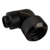 Alphacool Eiszapfen connector 90 degrees G1/4 inch female thread to 16mm outer diameter hard tube – juodas
