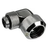Alphacool Eiszapfen Connector 90 Degree G1/4 Inch Female Thread to 16mm Outer Diameter Hardtube – Rotatable, Shiny Sidabrinis