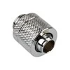 Alphacool Eiszapfen fitting straight G1/4 inch female thread to 13/10mm – chrome sidabrinis