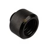 „Alphacool“ jungtis su tiesiu G1/4 colio vidiniu sriegiu ir 16 mm išoriniu skersmeniu, kieta vamzdžio jungtis – juodas