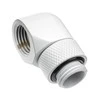 Alphacool Eiszapfen L pasukama jungtis G1/4 Moteris į G1/4 Moteris – Baltas