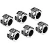 Alphacool Eiszapfen Pro fitting 16mm hard tube G1/4, 6-Pack – chrome