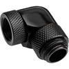 Alphacool Eiszapfen Angle Adapteris 90 Degrees Rotatable G1/4 Female to G1/4 Male – Juodas