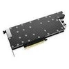 Alphacool ES 1-Slot GPU Wasserkühler für Nvidia H200 141GB, 2x G1/4" - juodas/carbon