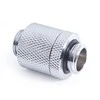 „Alphacool ES D“ kištukas, 20–35 mm, G1/4 išorinis sriegis į G1/4 išorinį sriegi, chromuotas