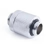 „Alphacool ES D“ kištukas, 20–35 mm, G1/4 išorinis sriegis į G1/4 išorinį sriegi, chromuotas