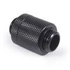 Alphacool ES D-Plug, 20mm, G1/4 IG to G1/4 IG – Deep Juodas