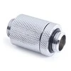 Alphacool ES D-Plug 25,5-40,5mm, G1/4 AG auf G1/4 AG – chrome