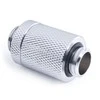 Alphacool ES D-Plug 25,5-40,5mm, G1/4 AG auf G1/4 AG – chrome