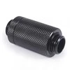 Alphacool ES D-Plug, 31.5-46.5mm, G1/4 male to G1/4 male – juodas