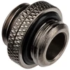 „Alphacool ES“ dvigubas adapteris, kištukas, G1/4 lizdas į G1/4 lizdą – juodas