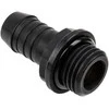 Alphacool HF connection straight G1/4 inch female thread to 10mm ID – juodas