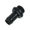Alphacool HF connection straight G1/4 inch female thread to 10mm ID – juodas