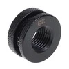 Alphacool HF bulkhead fitting, short version, G1/4 – Juodas