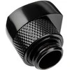 Alphacool Eiszapfen G1/4 inch extension offset MF 8 – juodas