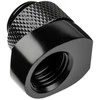 Alphacool Eiszapfen G1/4 inch extension offset MF 8 – juodas