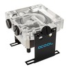 Alphacool Laing DDC310 siurblys, pilnas leidimas su ledo lakštu – sidabras/akrilas