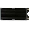 Alphacool „Phobya R27-S280“ radiatorius, 280 mm radiatorius, 18 FPI, varinės pelekai, 2x G1/4 colių jungtys – juodas