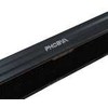 Alphacool „Phobya R27-S280“ radiatorius, 280 mm radiatorius, 18 FPI, varinės pelekai, 2x G1/4 colių jungtys – juodas
